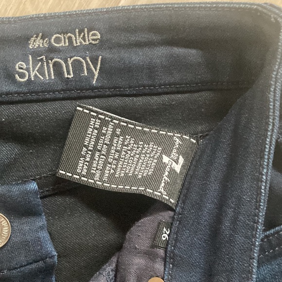 7 for all mankind jeans. Size 26 US, ankle length. - Picture 2 of 5